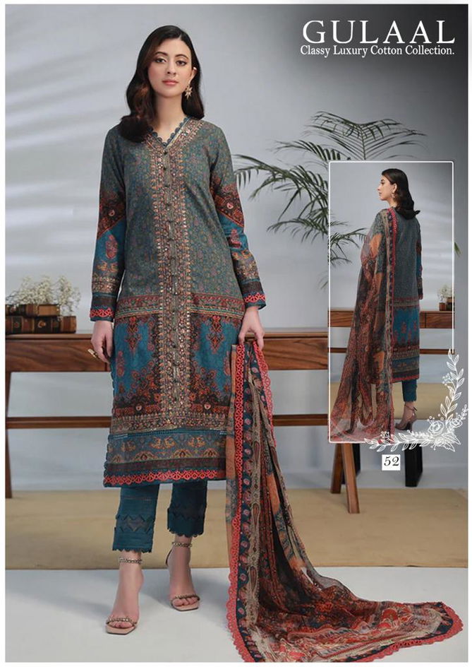 Gulaal Classy Luxury Cotton Collection Vol 6 Karachi Cotton Dress Material
